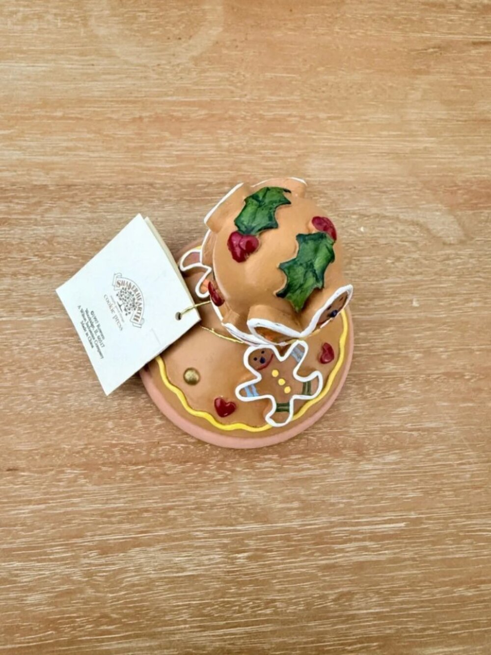 Vintage Cookie Press Gingerbread Man Stamp Christmas Holiday Shaker Hearth 1997